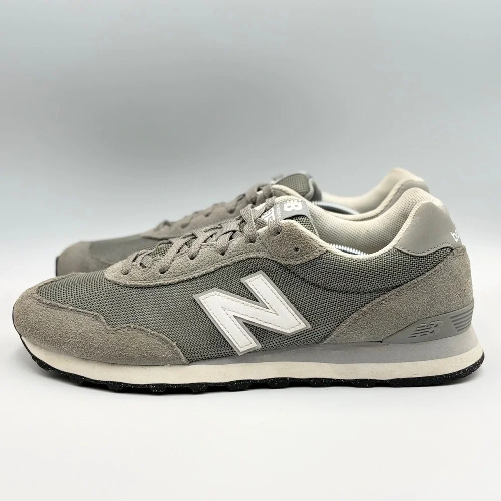 New Balance 515 V3‎ Mens 11 Grey/White Suede Retro Classic Sneakers ML515GRY